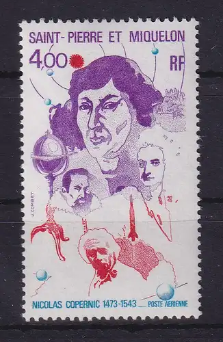St. Pierre und Miquelon 1974 Berühmte Astronomen Mi.-Nr. 501 **