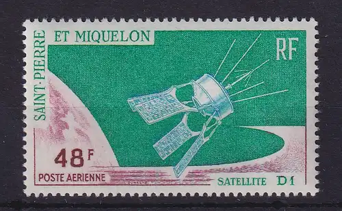 St. Pierre und Miquelon 1966 Satellit D 1  Mi.-Nr. 415 postfrisch **
