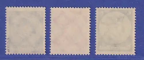 Dt. Reich 1933 Reichstagseröffnung Friedrich der Große  Mi.-Nr. 479-481 **