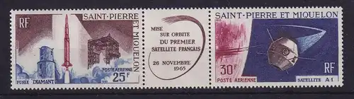 St. Pierre und Miquelon 1966 Satellitenstart Mi.-Nr. 413-414 postfrisch **