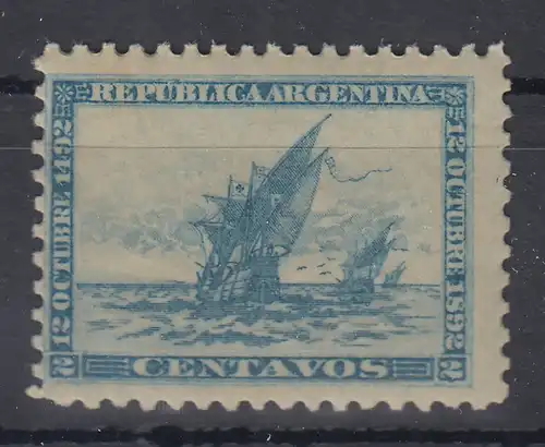 Argentinien 1892 Flotte Columbus Mi.-Nr. 81 postfrisch ** / MNH