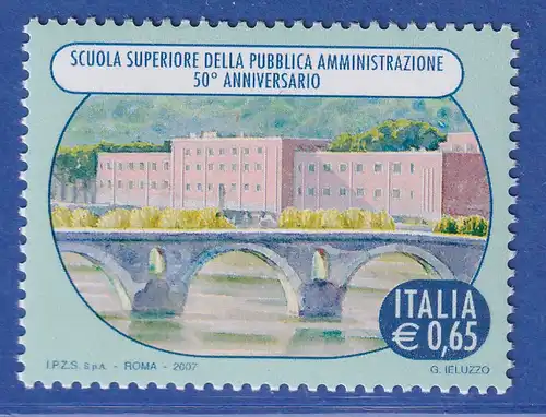 Italien 2007 Hochschule für Verwaltung Rom, Brücke Mi.-Nr. 3149 ** 