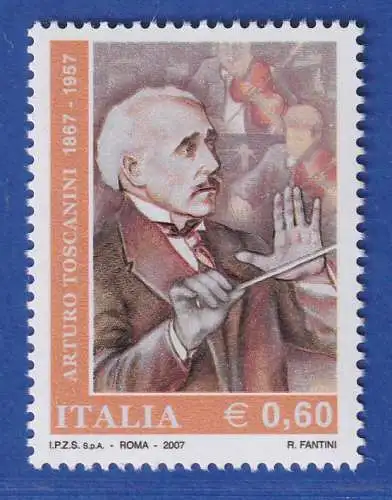 Italien 2007 Dirigent Arturo Toscanini  Mi.-Nr. 3151 ** 