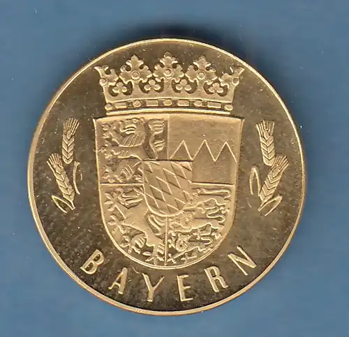 Goldmedaille Bayern Staatswappen / Bundesadler 7,94g vermutlich Au900  ANSEHEN !