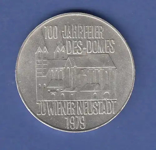 Österreich 100-Schilling Silber-Gedenkmünze 1979, Dom Wiener Neustadt