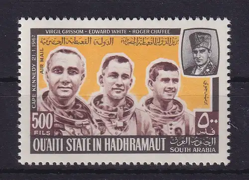 Aden (Qu'aiti state in Hadhramaut) 1967 Astronauten Mi.-Nr. 141 A ** / MNH