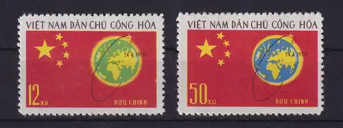 Vietnam 1971 Chinesische Raumfahrt  Mi.-Nr. 648-649 (*)