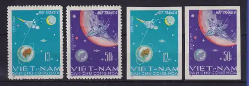 Vietnam 1966 Weltraum Mondmission Luna 9  Mi.-Nr. 448-449, 448-449 U (*)
