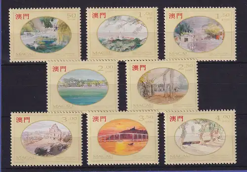 Macau 1995 Stadtansichten Mi.-Nr. 786-793 ** / MNH