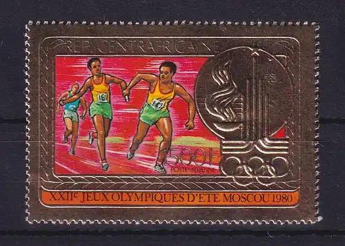 Zentralafrikanische Republik 1980 Olympiade Moskau Mi.-Nr. 686 A ** / MNH