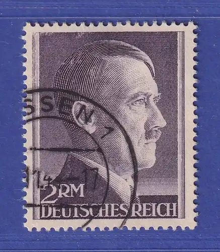 Dt. Reich 1941 Hitler-Markwert 2 RM enge Zähnung Mi.-Nr. 800B O ESSEN gpr. BPP