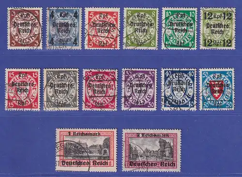 Dt. Reich 1939 Danzig-Wiedereingliederung Mi.-Nr. 716-29 Satz kpl. O teils gpr. 