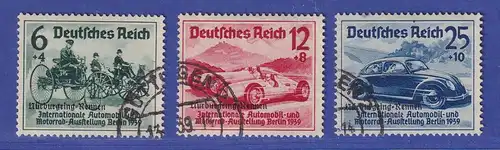 Dt. Reich 1939 Autos Nürburgring Mi.-Nr. 695-97 Satz kpl. O alle gpr. SCHLEGEL  
