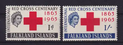 Falkland-Inseln 1963 Rotes Kreuz  Mi.-Nr. 142-143 postfrisch **