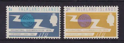 Falkland-Inseln 1965 Internationale Telekommunikations-Union Mi.-Nr. 149-150 **