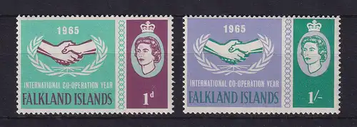 Falkland-Inseln 1965 Internationale Kooperation Mi.-Nr. 151-152 postfrisch **