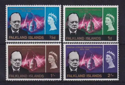 Falkland-Inseln 1965 Winston Churchill Mi.-Nr. 153-156 postfrisch **