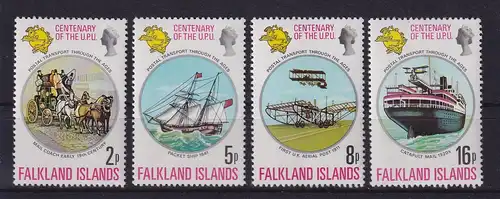 Falkland-Inseln 1974 Weltpostverein UPU Mi.-Nr. 226-229 postfrisch **