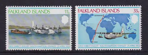Falkland-Inseln 1978 Direktflug Southampton-Stanley Mi.-Nr. 270-271 **