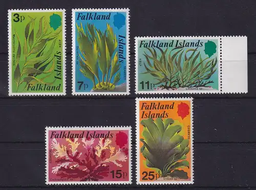 Falkland-Inseln 1979 Wasserpflanzen Mi.-Nr. 279-283 postfrisch **