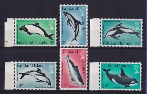 Falkland-Inseln 1980 Wale Mi.-Nr. 295-300 postfrisch **