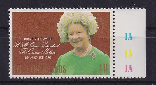 Falkland-Inseln 1980 Queen Mom 80. Geburtstag Mi.-Nr. 307 postfrisch **