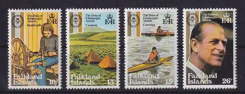 Falkland-Inseln 1981 Herzog-von-Edinburgh-Preis Mi.-Nr. 329-332 postfrisch **