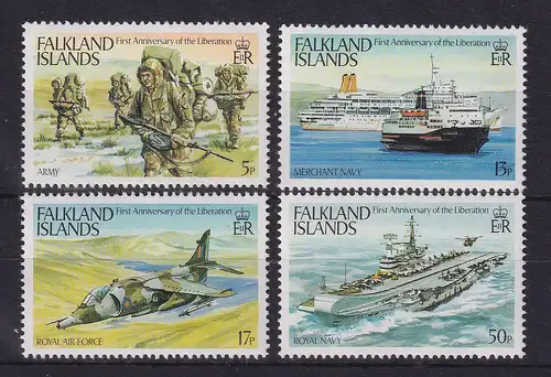 Falkland-Inseln 1983 Jahrestag der Befreiung Mi.-Nr. 378-381 A postfrisch **