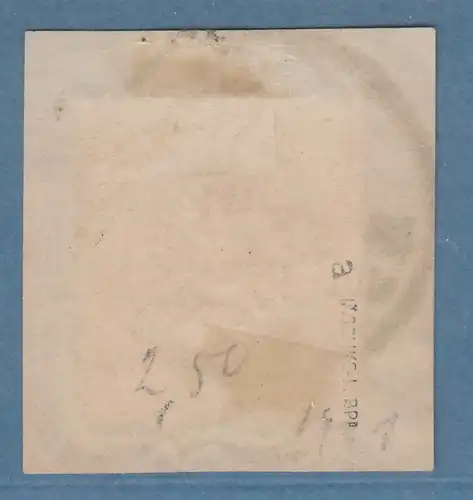 Dt. Reich gr. Brustschild, Mi.-Nr. 17a auf Briefstück O DRESDEN  gpr. BPP