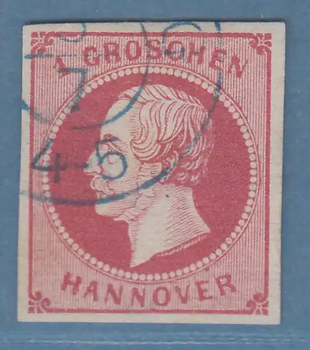 Hannover 1859 König Georg V. 1 Groschen Mi.-Nr.14a gestempelt gpr. 