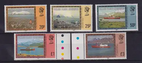 Falkland-Inseln Dependencies 1985 Landschaften Mi.-Nr. 88-92 III postfrisch **