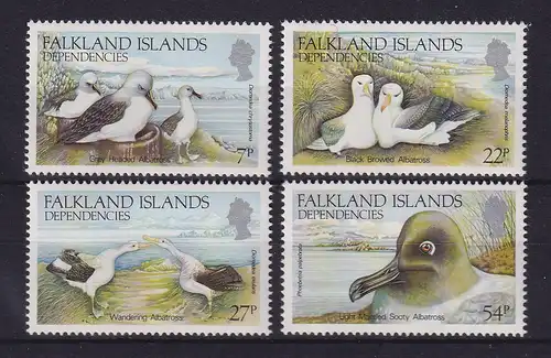 Falkland-Inseln Dependencies 1985 Albatrosse Mi.-Nr. 129-132 postfrisch **