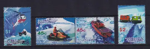 Australische Antarktis 1998 Transportmittel Mi.-Nr. 115-118 **