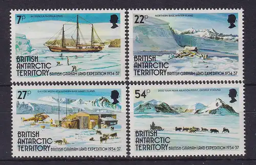 Britische Antarktis 1985 Expedition nach Graham-Land Mi.-Nr. 124-127 **