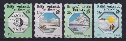 Britische Antarktis 1987 Geophysikalisches Jahr Mi.-Nr. 144-147 postfrisch **