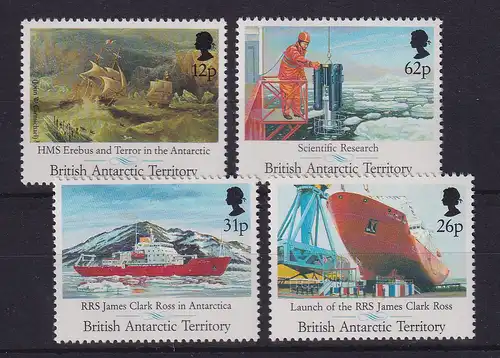 Britische Antarktis 1991 Schiff James Clark Ross Mi.-Nr. 185-188 postfrisch **