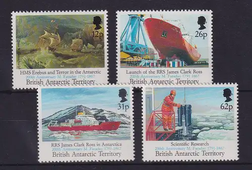 Britische Antarktis 1991 Michael Faraday 200. Geburtstag Mi.-Nr. 189-192 **
