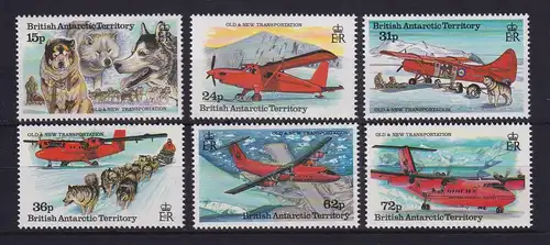 Britische Antarktis 1994 Transportmittel Mi.-Nr. 225-230 postfrisch **