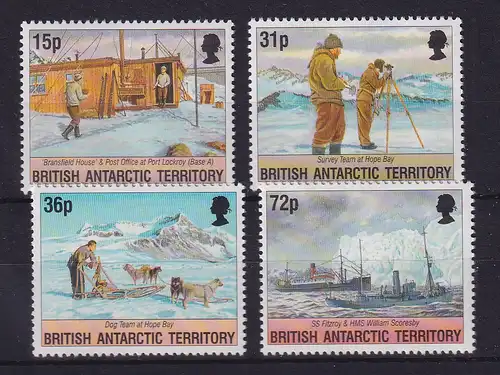 Britische Antarktis 1994 Operation Tabarin Mi.-Nr. 221-224 postfrisch **