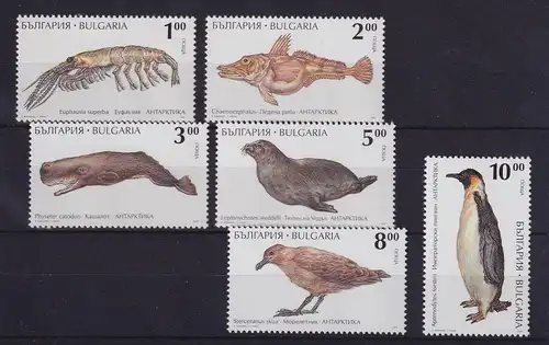 Bulgarien 1995 Tiere der Antarktis Mi.-Nr. 4157-4162 postfrisch **