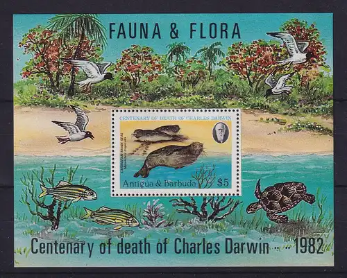 Antigua und Barbuda 1982 Fauna und Flora Mi.-Nr. Block 62 postfrisch **