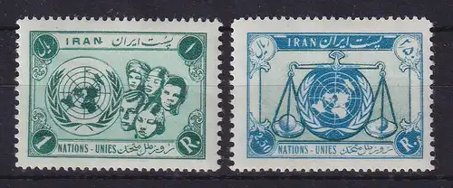 Iran 1956 Vereinte Nationen Mi.-Nr. 970-971 postfrisch ** 