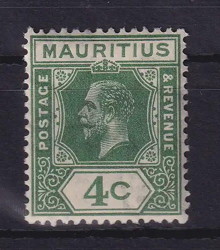 Mauritius 1932 König Georg V. Mi.-Nr. 189 postfrisch **