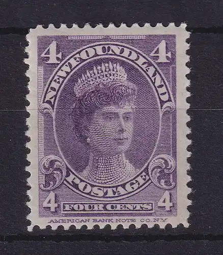 Neufundland 1901 Mary Herzogin von York Mi.-Nr. 65 ungebraucht *