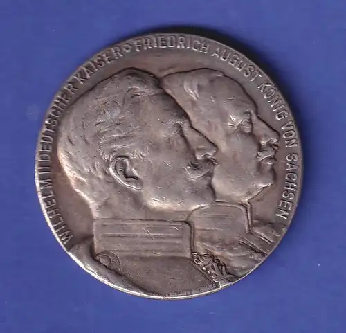 Silbermedaille zur Einweihung des Völkerschlachtdenkmals in Leipzig 1913