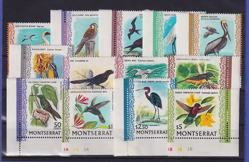 Montserrat 1970 Vögel Mi.-Nr. 230-242 postfrisch **