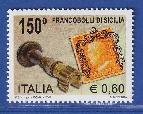 Italien 2009 150 Jahre Briefmarken von Sizilien Mi.-Nr. 3304 **