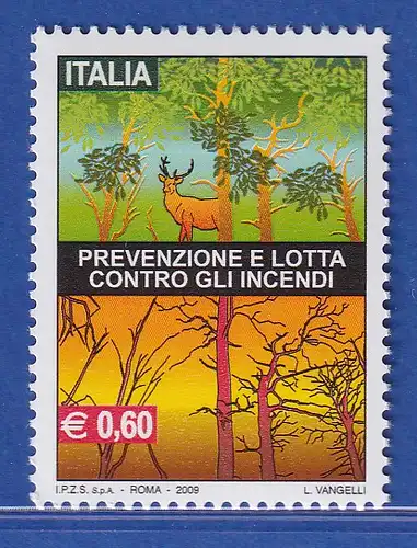 Italien 2009 Brandschutzkampagne  Mi.-Nr. 3322 ** 