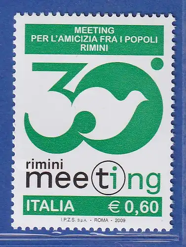 Italien 2009 Meeting f. d. Freundschaft unter den Völkern, Rimini Mi.-Nr.3323**