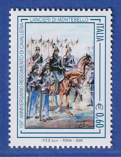 Italien 2009 Kavallerie von Montobello Mi.-Nr. 3324 ** 